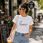 PRETTY GOOD, POSITIVE, LOVE 3 COMBO SET WOMENS TSHIRT