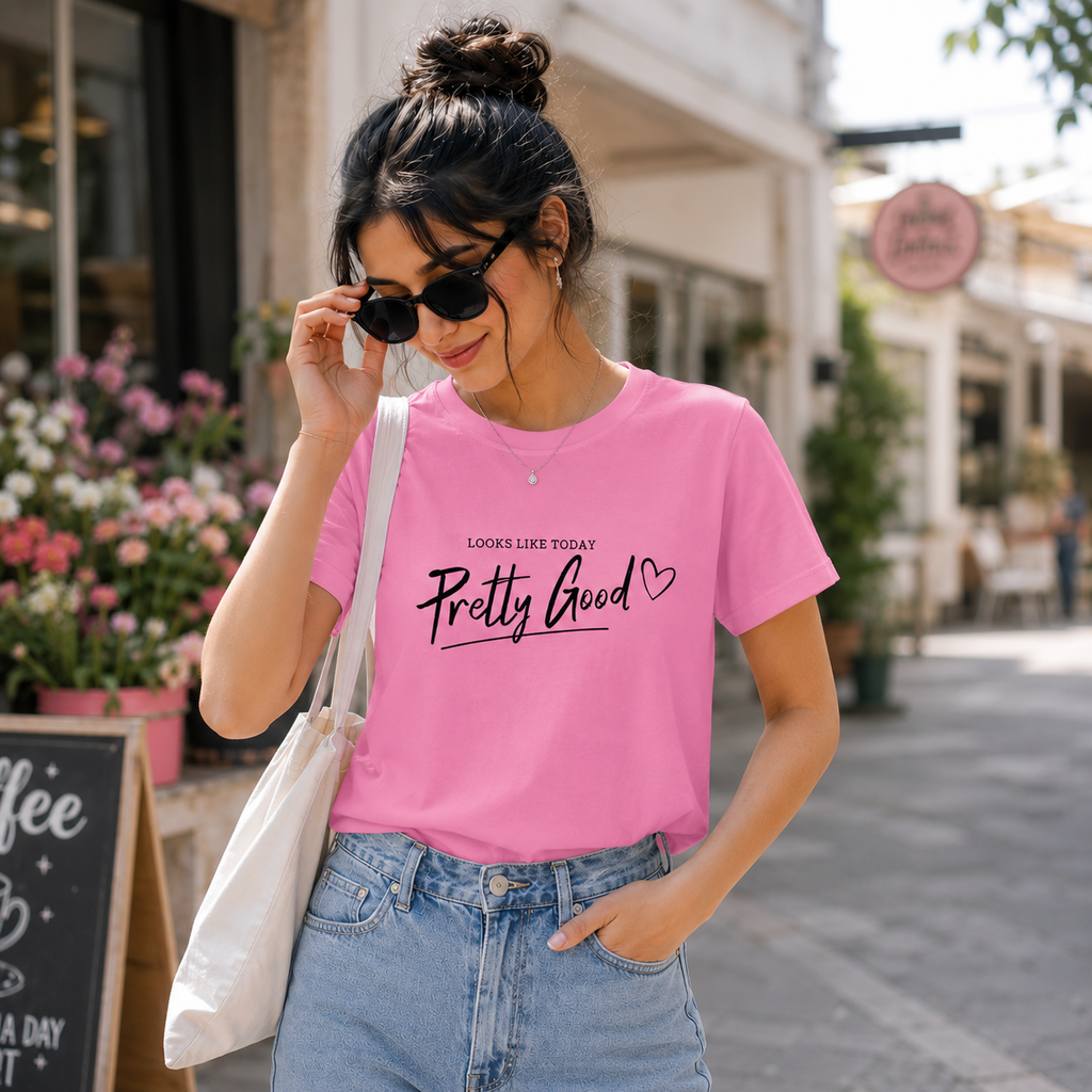 PRETTY GOOD, POSITIVE, LOVE 3 COMBO SET WOMENS TSHIRT