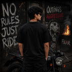 NEWYORK GENZ DESIGN PRINTED OVERSIZE TSHIRT