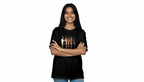 MELANIN PRINTED WOMENS TSHIRT